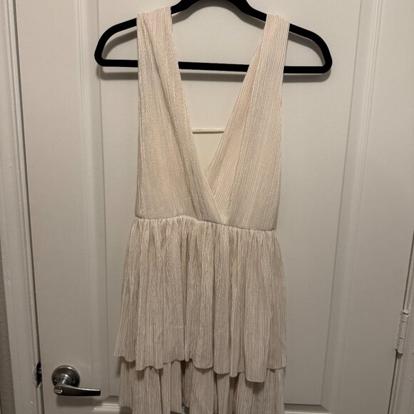 Sabina Musayev Alma Plisse Tiered Mini Dress - Picture 3 of 5